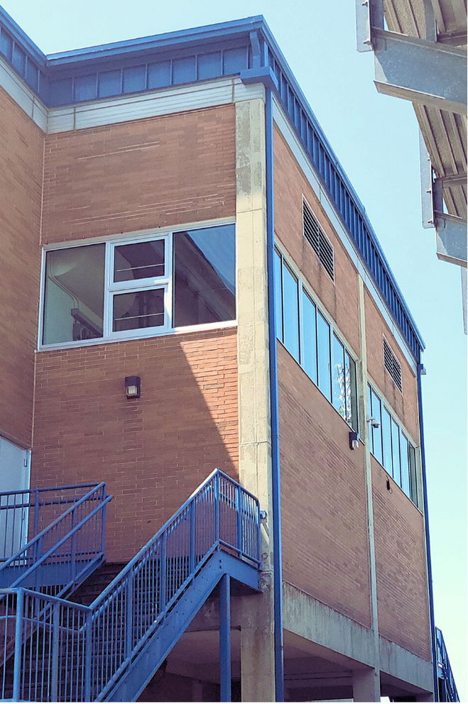 Riverdale Stadium Press Box CAPITOL ALUMINUM Storefront Vent Inserts.png