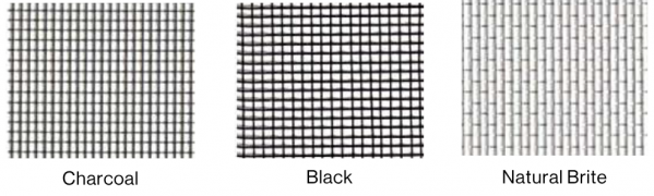 Capitol Aluminum Screen Mesh Colors